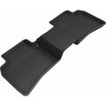 3D Mats Usa Custom Fit, Raised Edge, Black, Thermoplastic Rubber Of Carbon Fiber Texture L1CD02021509